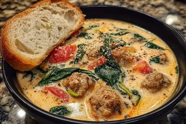 Creamy Tuscan Sausage Soup