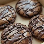Double Chocolate Fudge Cookies