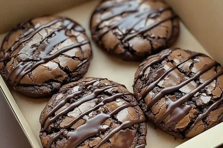 Double Chocolate Fudge Cookies