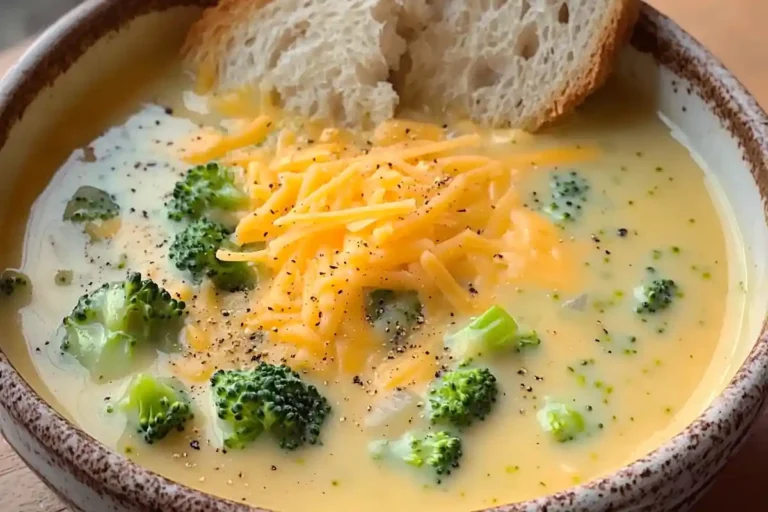 Easy Broccoli Cheddar Soup