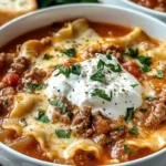 Easy Lasagna Soup