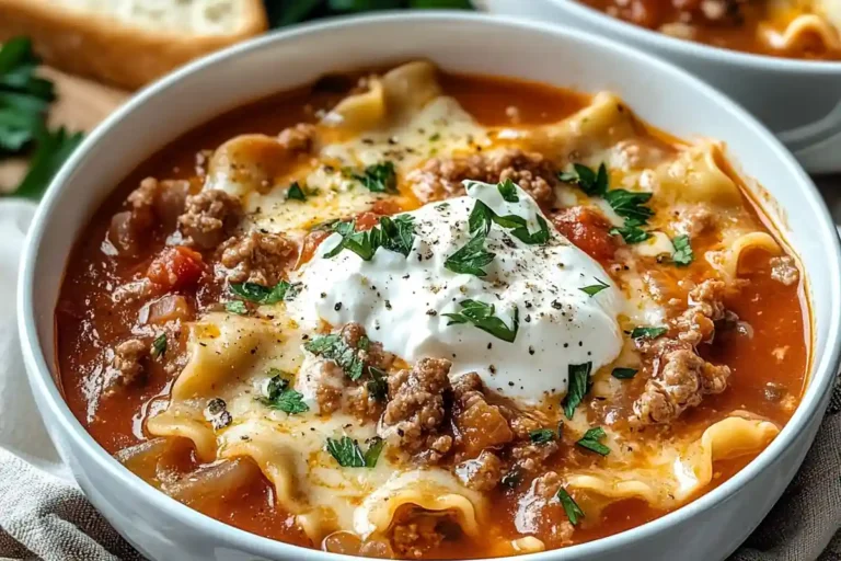 Easy Lasagna Soup