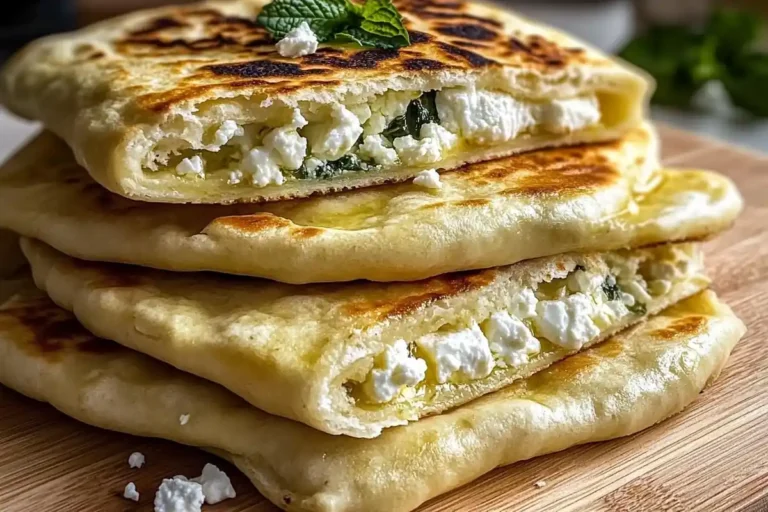 Feta Mint Flatbreads