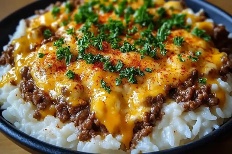 Garlic Butter Beef Rice