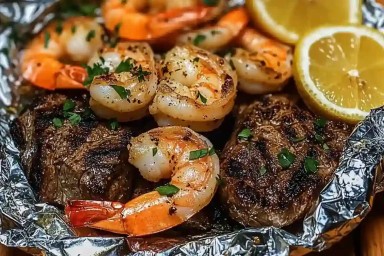 Garlic Herb Steak Shrimp