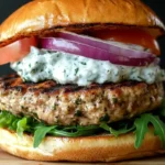 Greek Turkey Burger