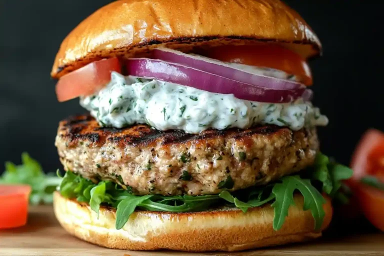 Greek Turkey Burger