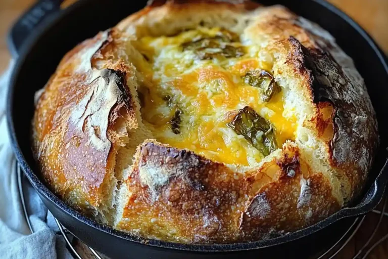 Green Chile Cheese Sourdough