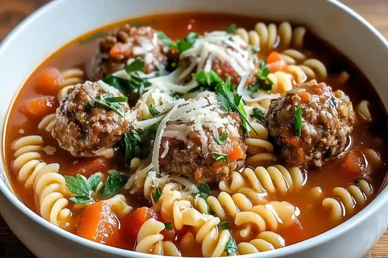 Italian Meatball Soup: A Cozy Family Dinner Recipe! 2 Italian Meatball Soup