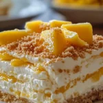 LEMON FLOAT WITH MANGO & GRAHAM CRUMBS