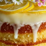 LEMON LAYER CAKE WITH ZESTY CURD & DRIZZLE