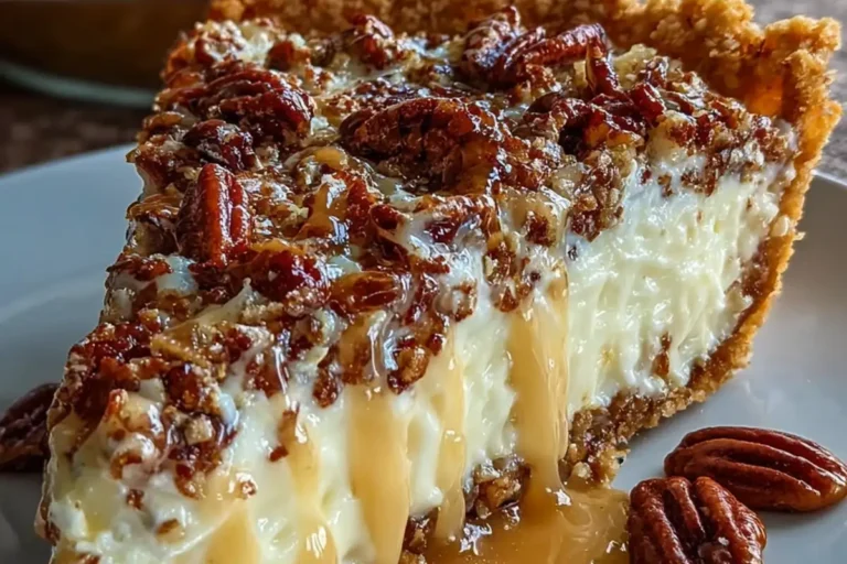 Pecan Caramel Cream Pie