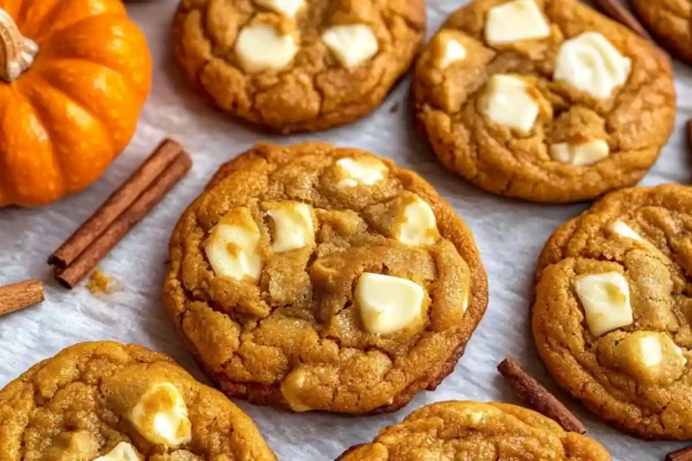 Pumpkin White Chocolate Cookies