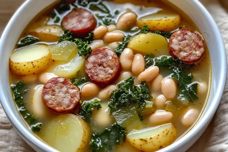 Smoky Sausage White Bean Soup