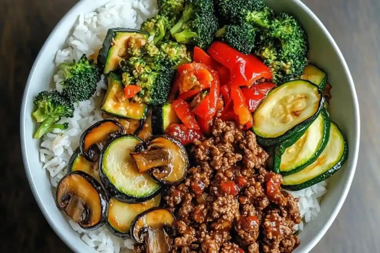 Spicy Ground Beef Bowl