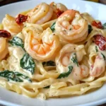 Tuscan Shrimp Pasta