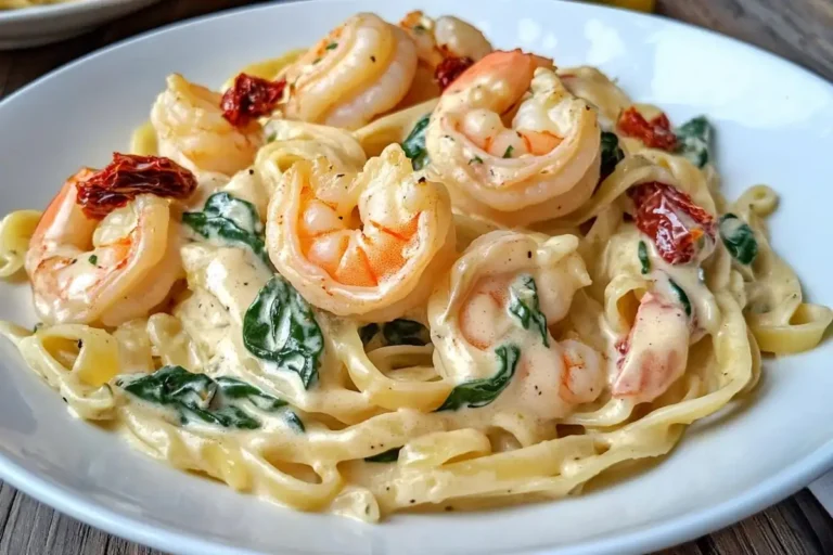 Tuscan Shrimp Pasta