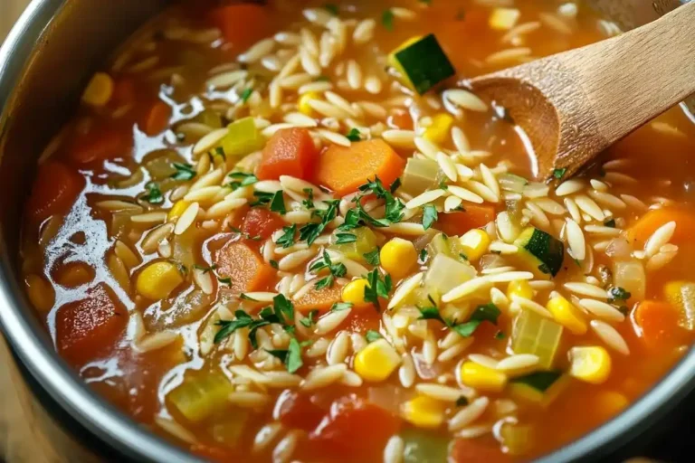 Vegetable Orzo Soup