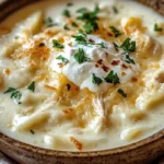 White Chicken Lasagna Soup
