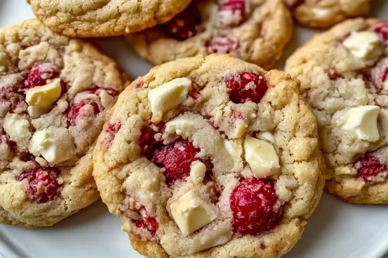 White Chocolate Raspberry Cookies