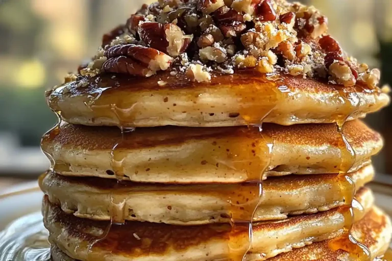 Caramel Pecan Butter Pancakes for a Dreamy Brunch 1 featured image pancakes