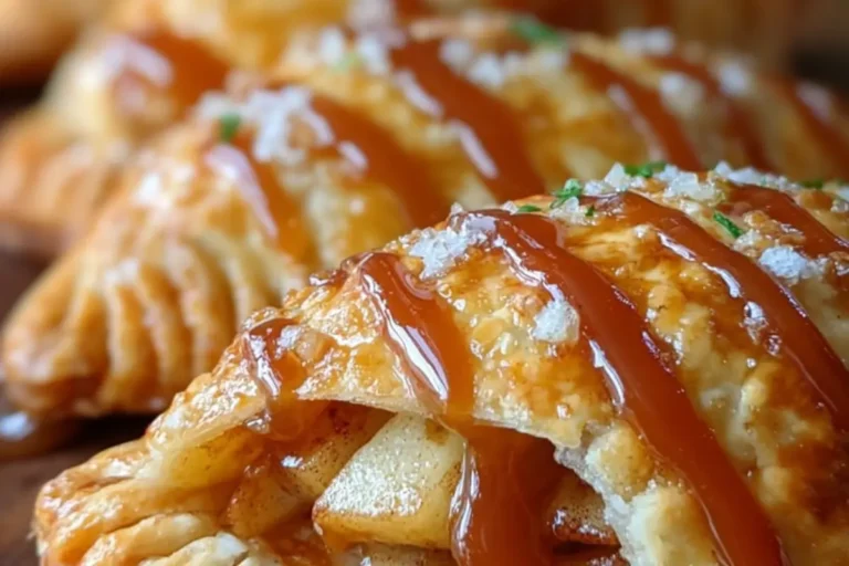 sweet cinnamon CARAMEL APPLE HAND PIES