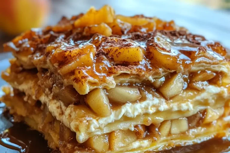 APPLE CINNAMON ROLL LASAGNA