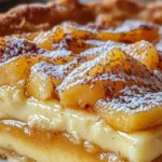 Apple Tart — Sour Cream Filling & Butterscotch
