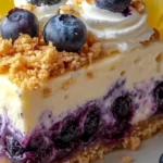 BLUEBERRY LEMON CHEESECAKE CRUMBLE
