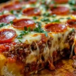 Beef Pepperoni Pie