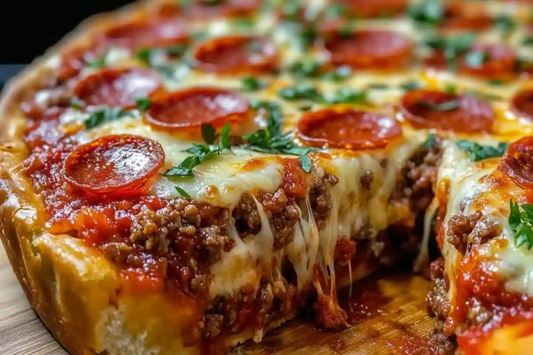 Beef Pepperoni Pie