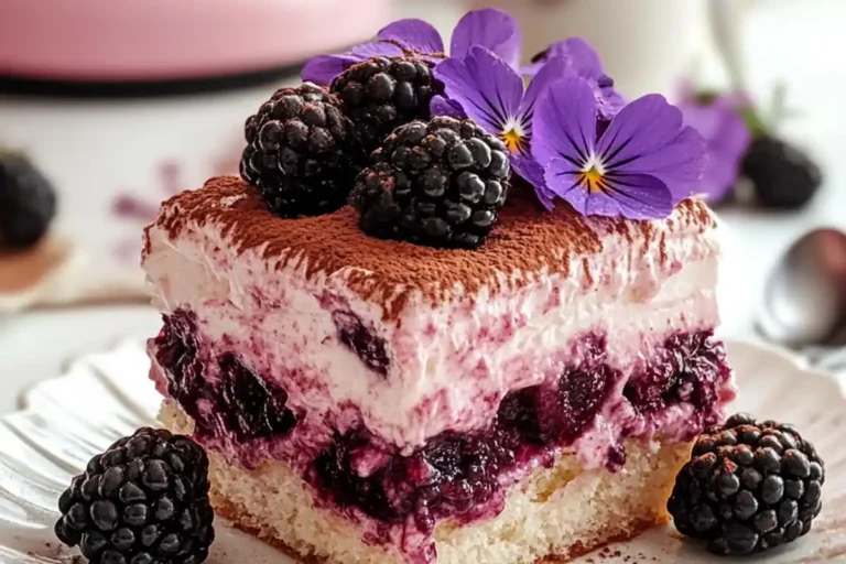 Blackberry Tiramisu