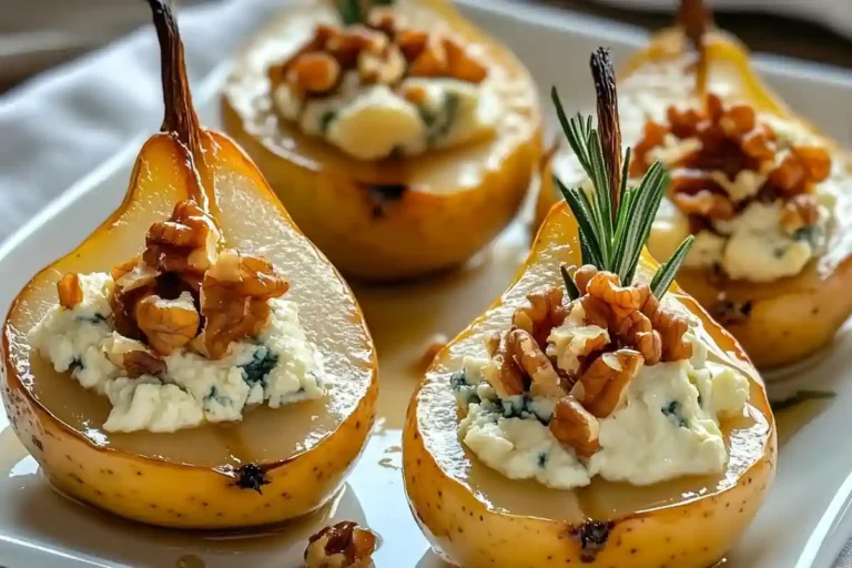 Blue Cheese Stuffed Pears