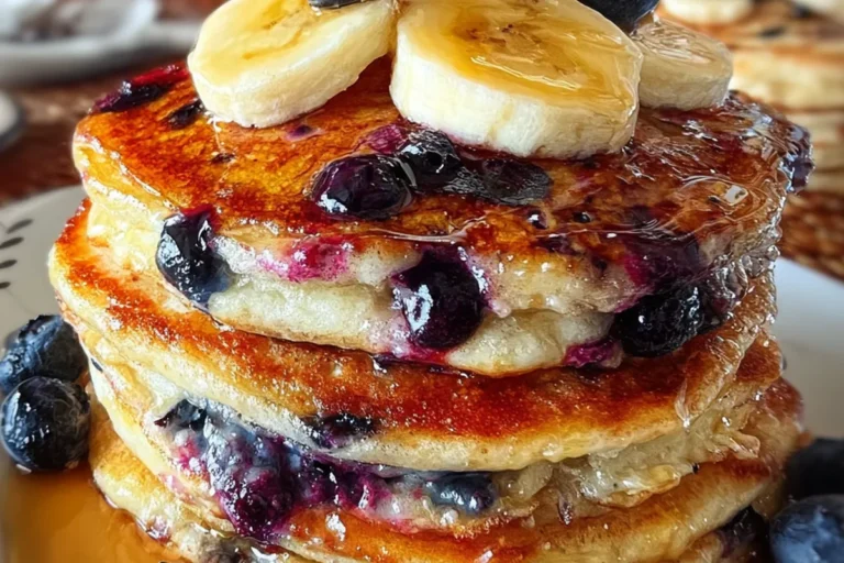 Blueberry Banana Pancakes