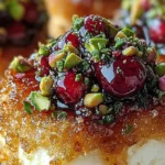 Butterscotch Pistachio-Crusted Brie Bites