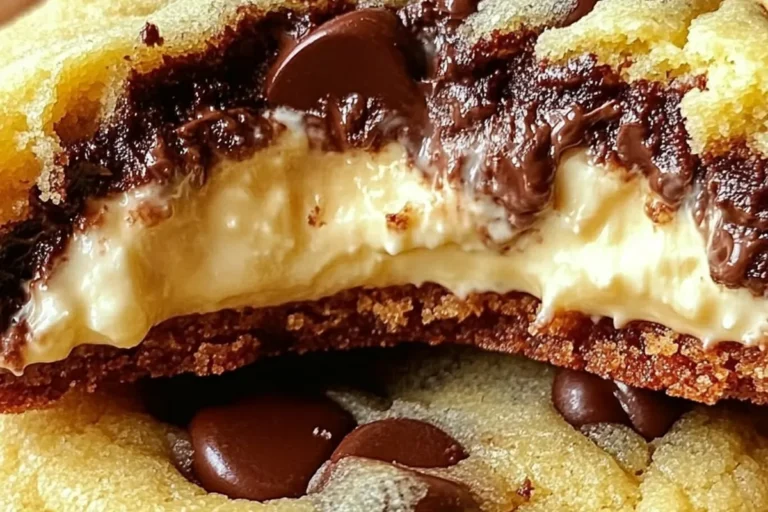 CHEESECAKE-FILLED CHOCOLATE CHIP COOKIES