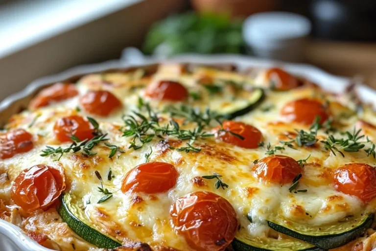 CHICKEN ZUCCHINI BAKE