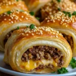 Cheeseburger Crescent Rollups