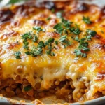Cheesy Lentil Casserole — Baked with Veggies & Herbs