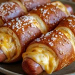 Cheesy Pretzel Dogs