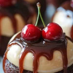 Cherry Butterscotch Fondant Bombs