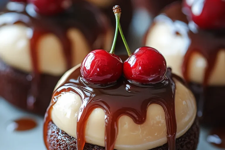 Cherry Butterscotch Fondant Bombs