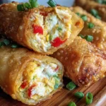 Crab Cake Egg Rolls