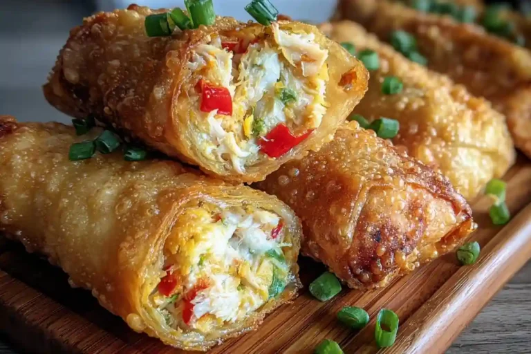 Crab Cake Egg Rolls