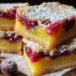 Cranberry Lemon Bars