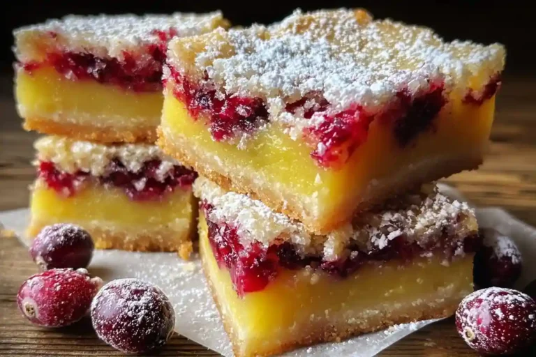 Cranberry Lemon Bars