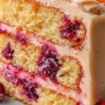 Cranberry Orange Layer Cake with Citrus Buttercream