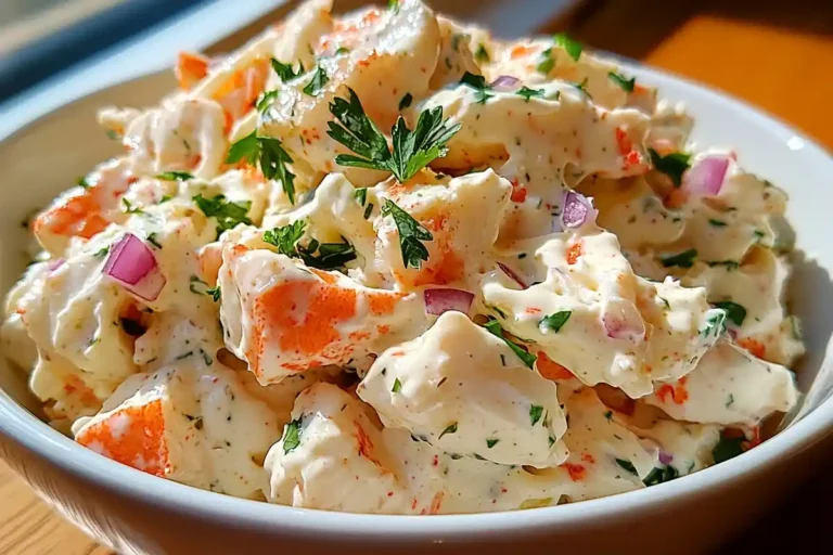Creamy Crab Salad Recipe