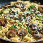 Creamy Mushroom Orzo