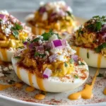 Elote Deviled Eggs